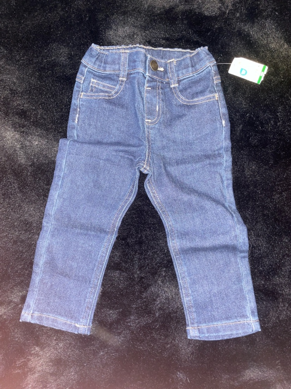 18m Dark Blue Stretch Denim